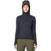 imageMountain Hardwear Womens Crater Lake Heavyweight Half Zip HoodyBlack