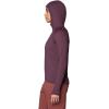 imageMountain Hardwear Womens Crater Lake Heavyweight Half Zip HoodyBlackberry