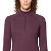 imageMountain Hardwear Womens Crater Lake Heavyweight Half ZipBlackberry