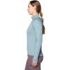 imageMountain Hardwear Womens Crater Lake Heavyweight Half ZipBlue Sage  Ice Shadow