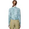 imageMountain Hardwear Womens Crater Lake Long Sleeve CropBlue Sage Inked Dye Print