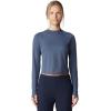 imageMountain Hardwear Womens Crater Lake Long Sleeve CropBlue Slate
