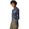imageMountain Hardwear Womens Crater Lake Long Sleeve CropBlue Slate Crag Camo
