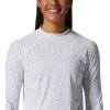 imageMountain Hardwear Womens Crater Lake Long Sleeve CropFogbank Checks Print