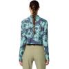 imageMountain Hardwear Womens Crater Lake Long Sleeve CropLapis Dusk Spore Dye Print