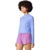 imageMountain Hardwear Womens Crater Lake Long Sleeve CropLight Illusion Digidaze Print