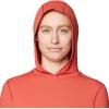 imageMountain Hardwear Womens Crater Lake Long Sleeve Hoody for Hiking Camping Backpacking and Casual WearMars Red
