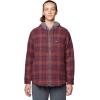 imageMountain Hardwear Womens Plusher Microchill Lined ShacketBlackberry Tartan Plaid
