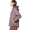 imageMountain Hardwear Womens Plusher Microchill Lined ShacketWild Taupe Tartan Plaid