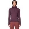 imageMountain Hardwear Womens Crater Lake Heavyweight Half Zip HoodyBlackberry