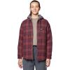 imageMountain Hardwear Womens Plusher Microchill Lined ShacketBlackberry Tartan Plaid