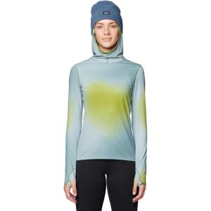 imageMountain Hardwear Womens Butter Up Long Sleeve HoodyBlue Sage Multi Ombre Print