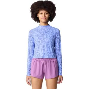 imageMountain Hardwear Womens Crater Lake Long Sleeve CropLight Illusion Digidaze Print