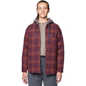 imageMountain Hardwear Womens Plusher Microchill Lined ShacketBlackberry Tartan Plaid
