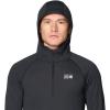 imageMountain Hardwear Mens Crater Lake Heavyweight Half Zip HoodyBlack