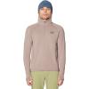 imageMountain Hardwear Mens Crater Lake Heavyweight Half Zip HoodyWild Taupe