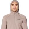 imageMountain Hardwear Mens Crater Lake Heavyweight Half Zip HoodyWild Taupe