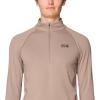 imageMountain Hardwear Mens Crater Lake Heavyweight Half ZipWild Taupe