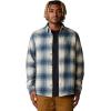 imageMountain Hardwear Mens Plusher Long Sleeve ShirtAsiatic Blue Ombre Buffalo Check Print