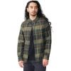 imageMountain Hardwear Mens Plusher Long Sleeve ShirtBlack Spruce Amsterdam Plaid