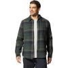 imageMountain Hardwear Mens Plusher Long Sleeve ShirtBlack Spruce Bonfire Plaid