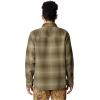 imageMountain Hardwear Mens Plusher Long Sleeve ShirtDark Pine Ombre Buffalo Check Print