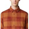 imageMountain Hardwear Mens Plusher Long Sleeve ShirtIron Oxide Tatanka Check Print