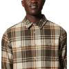 imageMountain Hardwear Mens Plusher Long Sleeve ShirtSandblast Bonfire Plaid