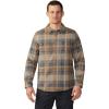 imageMountain Hardwear Mens Plusher Long Sleeve ShirtTrail Dust Amsterdam Plaid