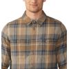 imageMountain Hardwear Mens Plusher Long Sleeve ShirtTrail Dust Amsterdam Plaid