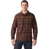 imageMountain Hardwear Mens Plusher Long Sleeve ShirtWashed Raisin Amsterdam Plaid
