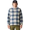 imageMountain Hardwear Mens Plusher Microchill Lined ShirtAsiatic Blue Ombre Buffalo Check Print