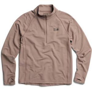 imageMountain Hardwear Mens Crater Lake Heavyweight Half ZipWild Taupe