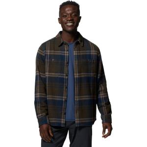 imageMountain Hardwear Mens Plusher Long Sleeve ShirtRidgeline Bonfire Plaid