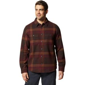 imageMountain Hardwear Mens Plusher Long Sleeve ShirtWashed Raisin Bonfire Plaid