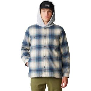 imageMountain Hardwear Mens Plusher Microchill Lined ShirtAsiatic Blue Ombre Buffalo Check Print