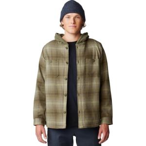 imageMountain Hardwear Mens Plusher Microchill Lined ShirtDark Pine Ombre Buffalo Check Print