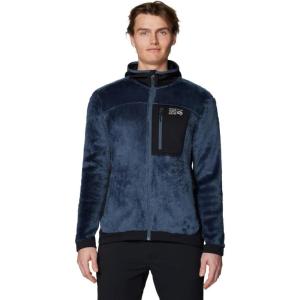 imageMountain Hardwear Mens Polartec High Loft HoodyMoon Blue  Black