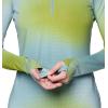 imageMountain Hardwear Womens Butter Up Half ZipBlue Sage Multi Ombre Print