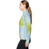 imageMountain Hardwear Womens Butter Up Half ZipBlue Sage Multi Ombre Print