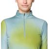 imageMountain Hardwear Womens Butter Up Half ZipBlue Sage Multi Ombre Print