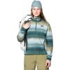 imageMountain Hardwear Womens Microchill Half ZipBlue Sage Gradient Stripe