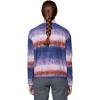 imageMountain Hardwear Womens Microchill Half ZipBourbon Brown Gradient Stripe
