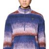 imageMountain Hardwear Womens Microchill Half ZipBourbon Brown Gradient Stripe