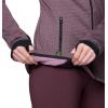 imageMountain Hardwear Womens Polartec Power Grid Full Zip HoodyBlackberry Heather  Black