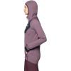 imageMountain Hardwear Womens Polartec Power Grid Full Zip HoodyBlackberry Heather  Black