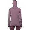 imageMountain Hardwear Womens Polartec Power Grid Full Zip HoodyBlackberry Heather  Black