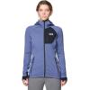 imageMountain Hardwear Womens Polartec Power Grid Full Zip HoodyLapis Dusk Heather  Black