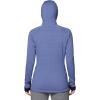 imageMountain Hardwear Womens Polartec Power Grid Full Zip HoodyLapis Dusk Heather  Black