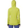 imageMountain Hardwear Womens Polartec Power Grid Full Zip HoodyPython Green Heather  Black